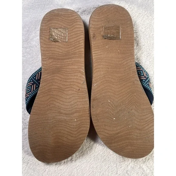 Reef Flip Flops Womens Size 10 Brown Cushioned Sandals Beach Summer Thong - Picture 6 of 6